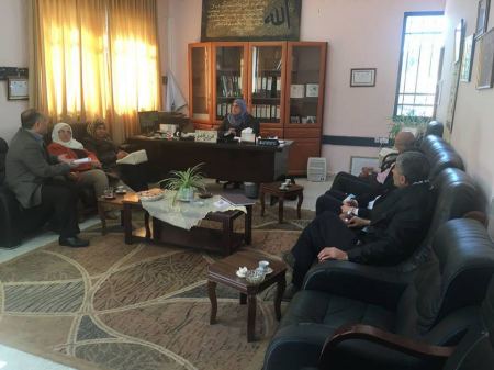 مدرسة بنات عمر بن الخطاب الثانوية تؤسس للجنة متابعة لمبادرة اثر الاعتقال على الأبناء